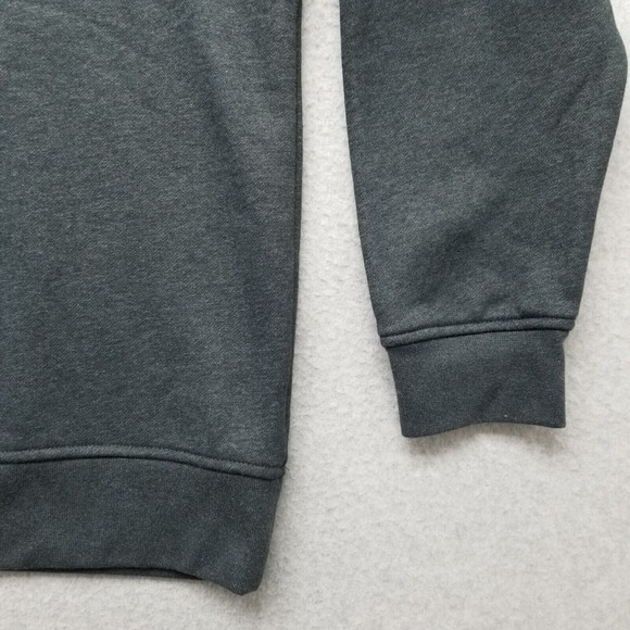 Orvis Sweater Mens 2XL Gray Long Sleeve Pullover Mock Neck Zip Casual - Picture 4 of 13